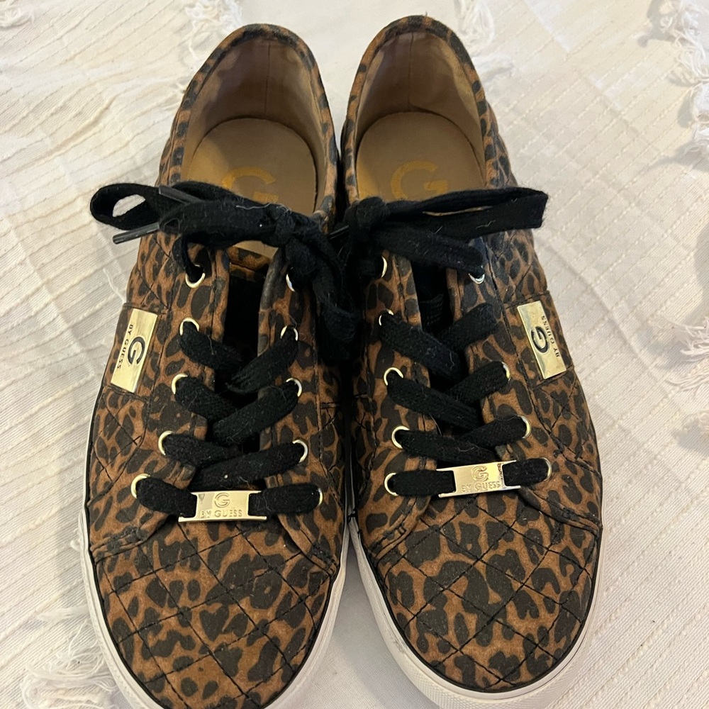 G by Guess Leopard Print Sneakers
